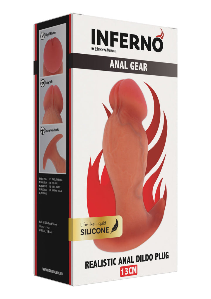 Hidden Desire Realistic Buttplug Liquid Silicone
