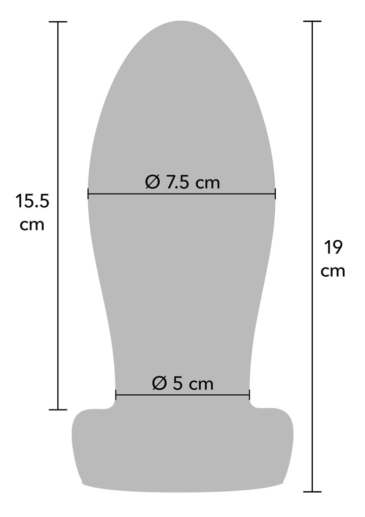 Heavy Anal Stretcher Plug Liquid Silicone XL