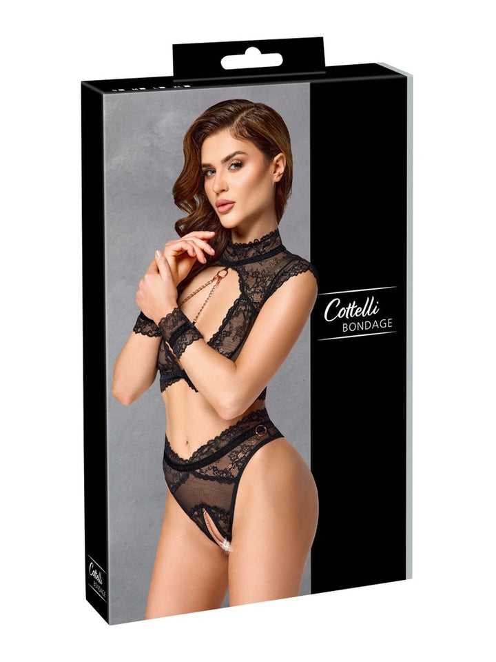 Kanten Bondage Lingerieset met Boeien