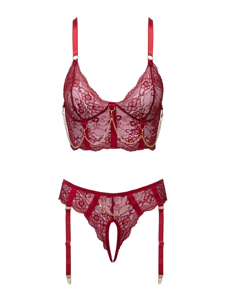 Bra Set with Chains