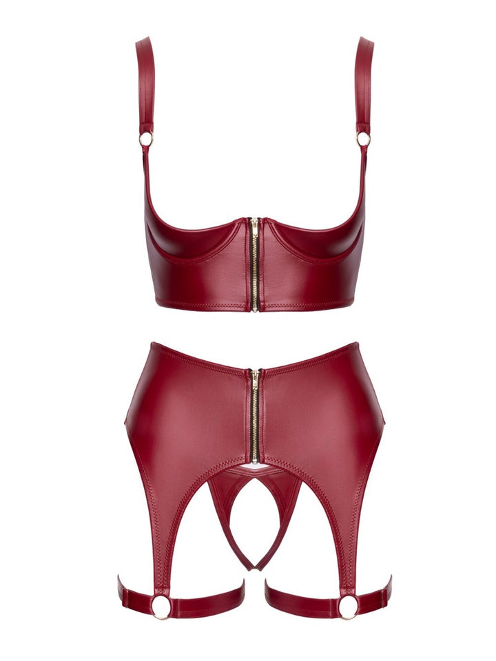 Shelf Bra Set red