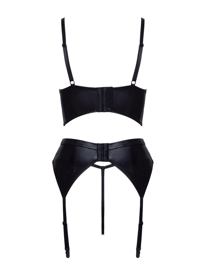Cottelli LINGERIE Wetlook Open cup BH set