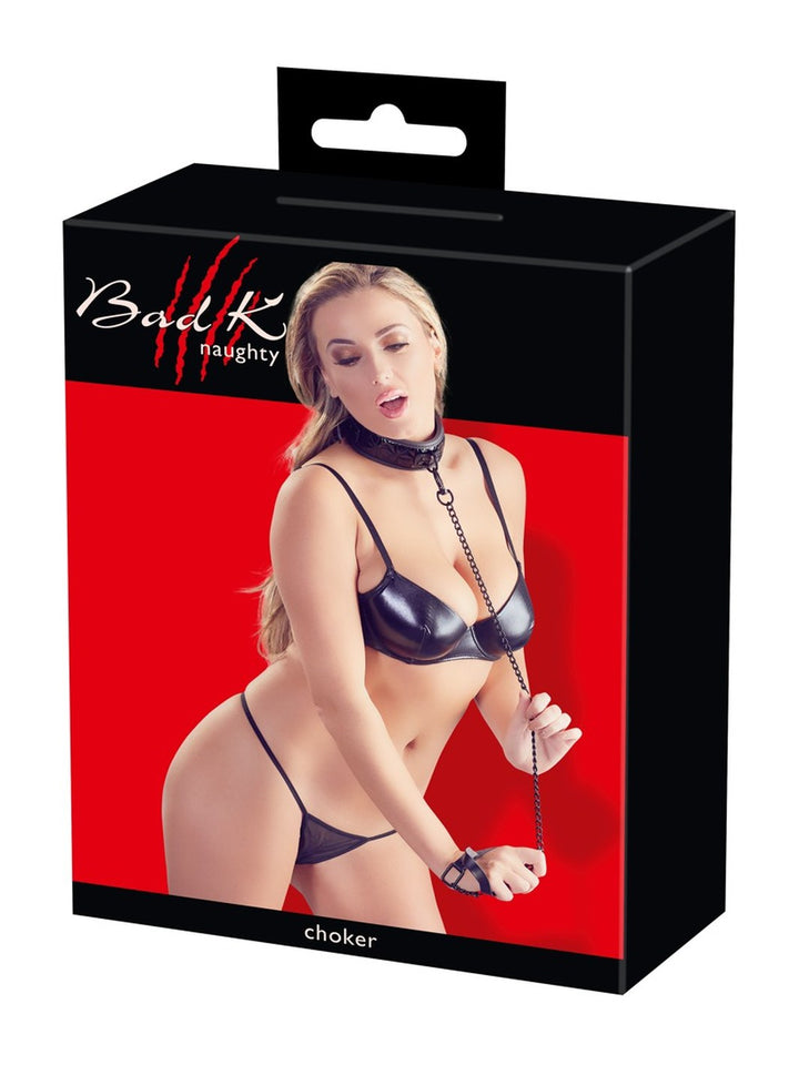Halsband met Riem - Bad Kitty