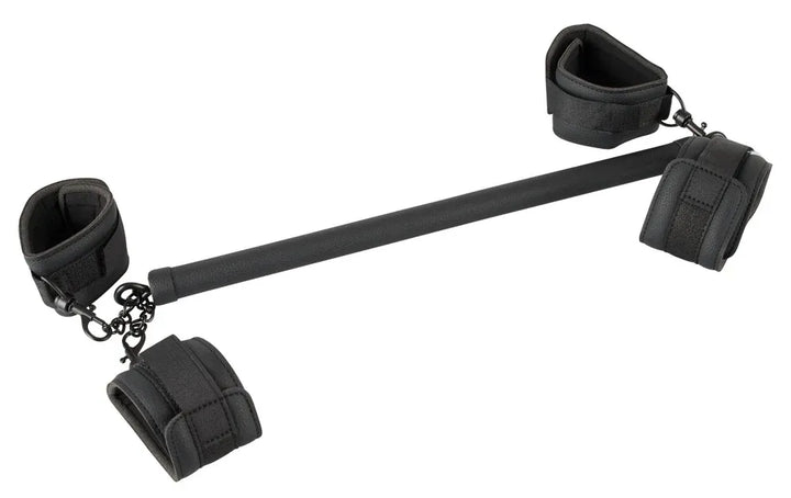 Spreidstang met Hand en Enkelboeien - Zwart | Spreidstangen - Fetish Collection | SIN&LACE