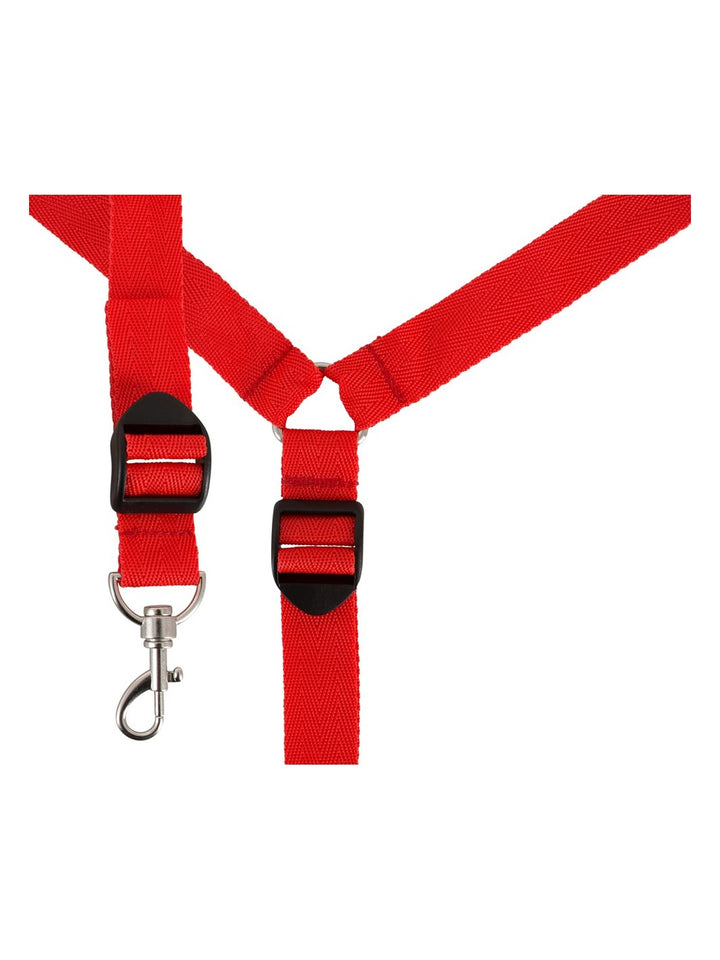 Bedboeienset kruisriem & cuff - Rood