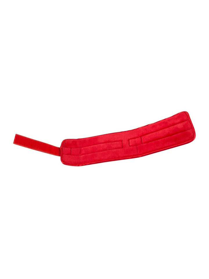 Bedboeienset kruisriem & cuff - Rood