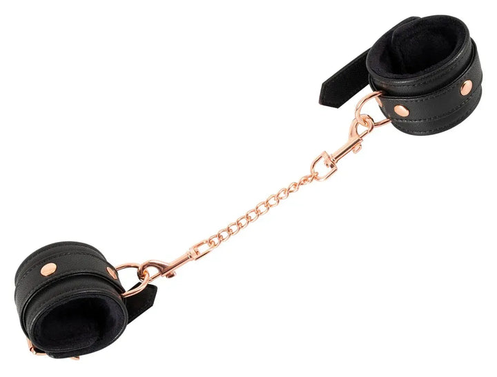 Bad Kitty Handboeien – zwart en roségoud | Handboeien - Bad Kitty | SIN&LACE