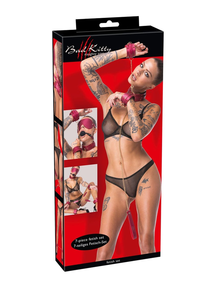 Bad Kitty Bondage Set - Roze (6-delig)