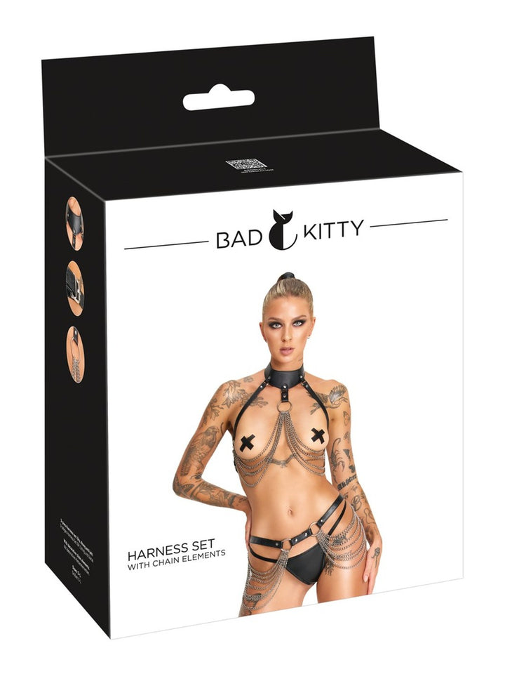 Bad Kitty Driedelige Harnas Set