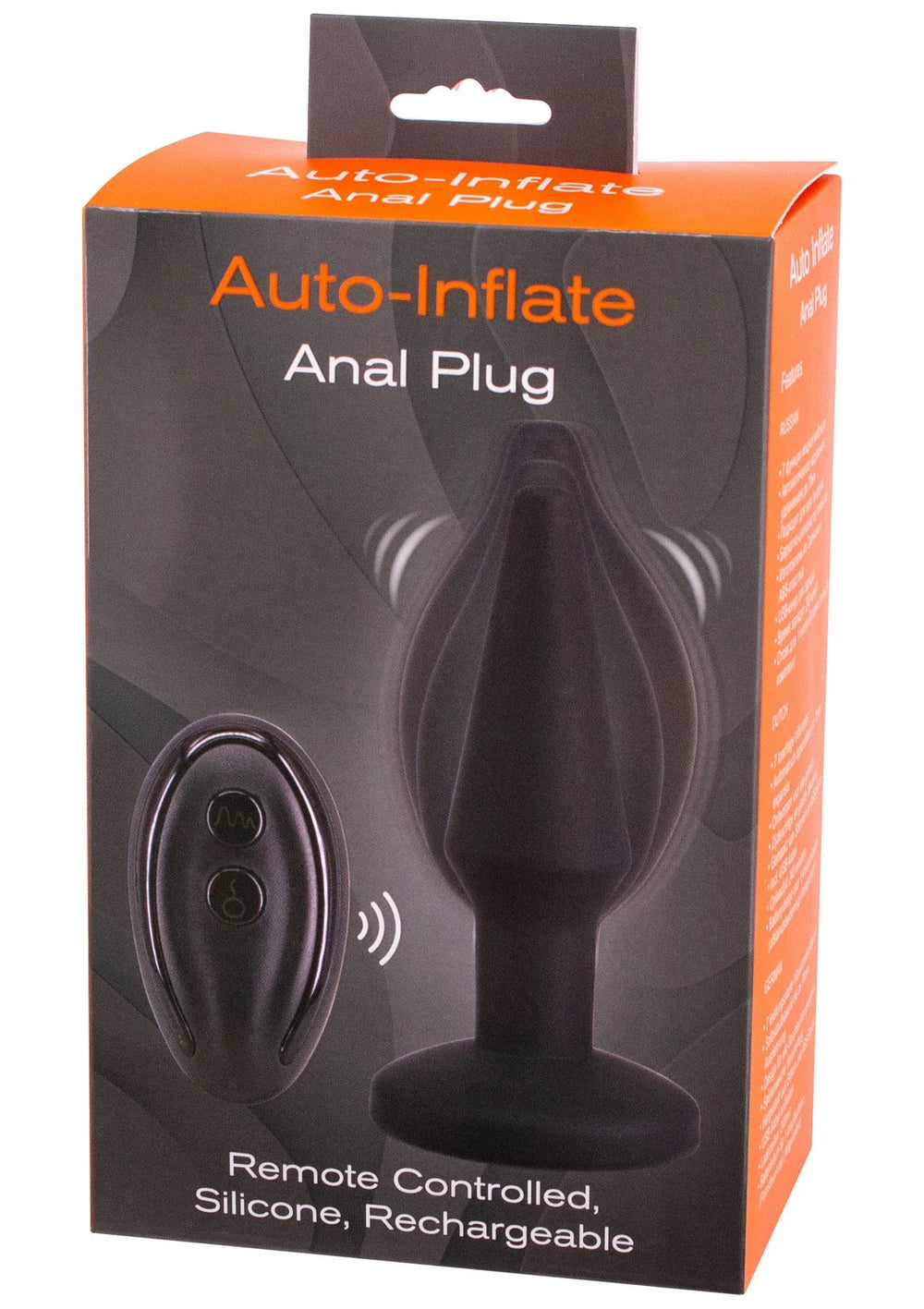 Seven Creations Auto Inflate opblaasbare Buttplug | Opblaasbare Buttplug - Seven Creations | SIN&LACE