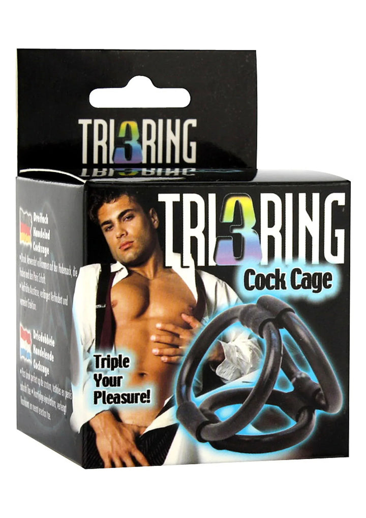Tri Cockring Cock Cage | Cockring - Seven Creations | SIN&LACE