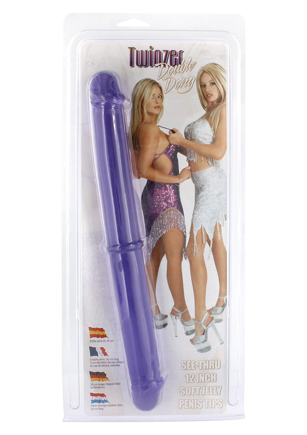 Twinzer Double Dong 12 inch - Paars - afbeelding 2