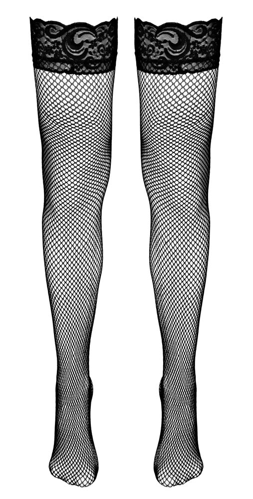 Cottelli LEGWEAR zelfophoudende kousen zwart | SIN&LACE