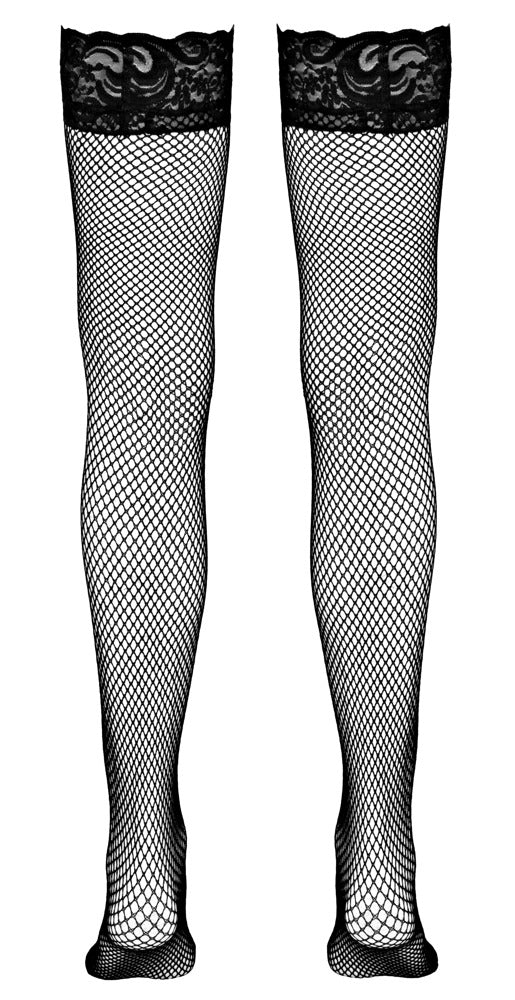 Cottelli LEGWEAR zelfophoudende kousen zwart | SIN&LACE