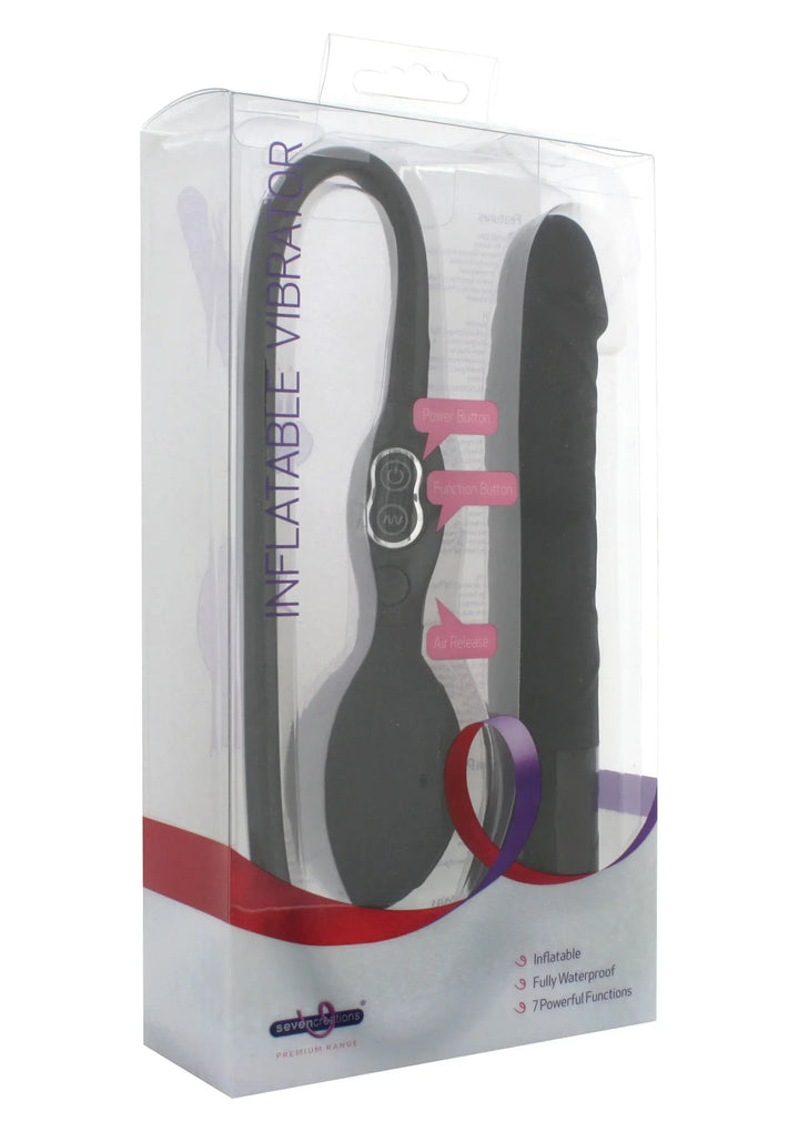 Seven Creations opblaasbare Anaal Vibrator | Opblaasbare Buttplug - Seven Creations | SIN&LACE