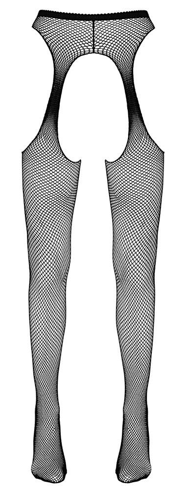 Cottelli LEGWEAR jarretel panty zwart | SIN&LACE