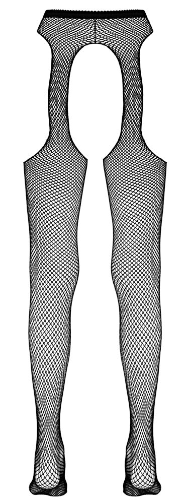 Cottelli LEGWEAR jarretel panty zwart | SIN&LACE