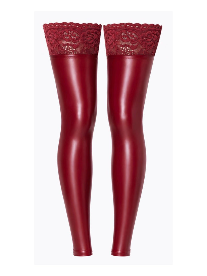 Thigh-highs with lace