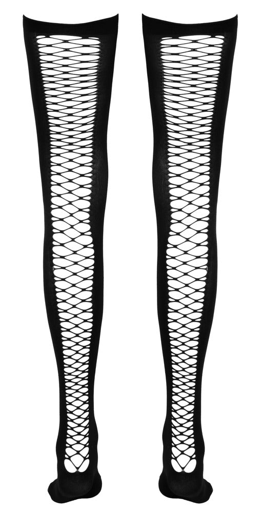 Cottelli LEGWEAR Netstof Overknee kousen productfoto 5