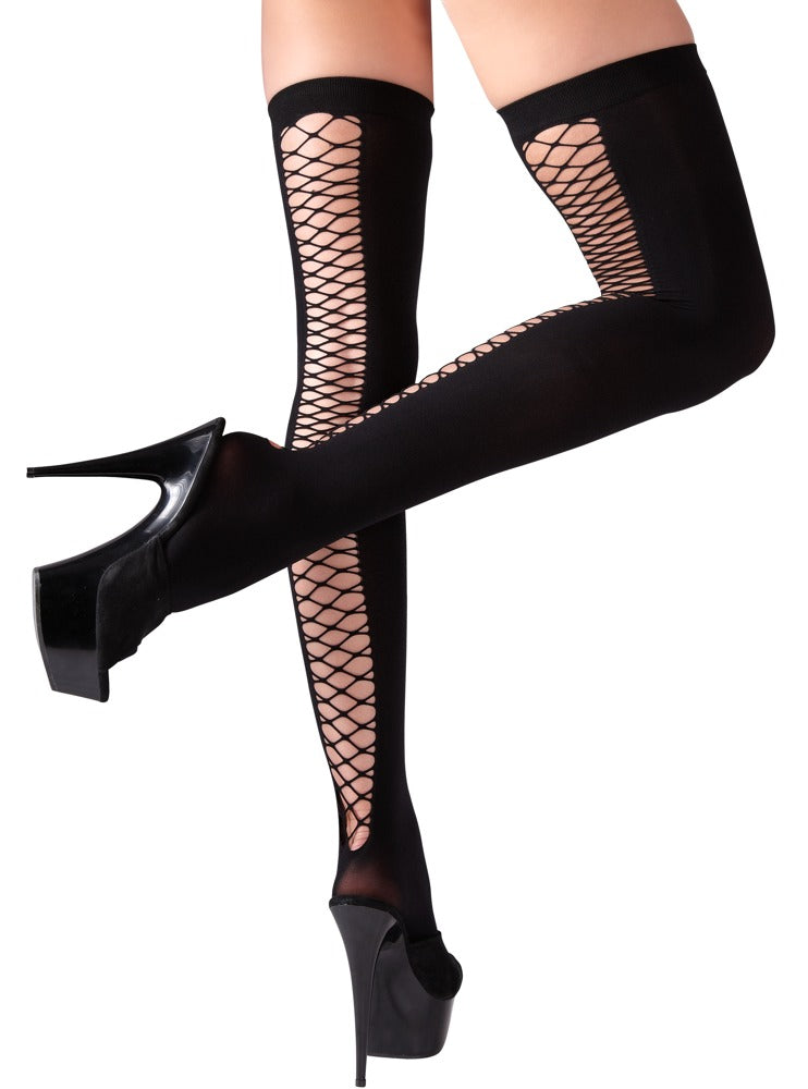 Cottelli LEGWEAR Netstof Overknee kousen productfoto