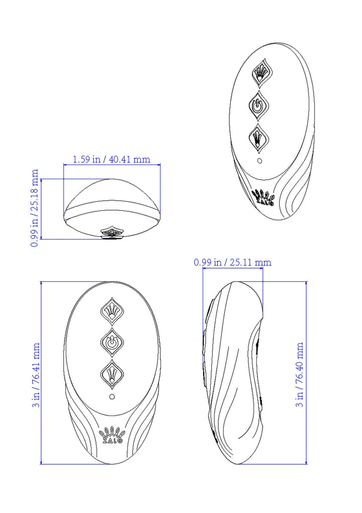 Zalo Bayek Wearable Vibrator | Clitoris vibrator - Zalo | SIN&LACE
