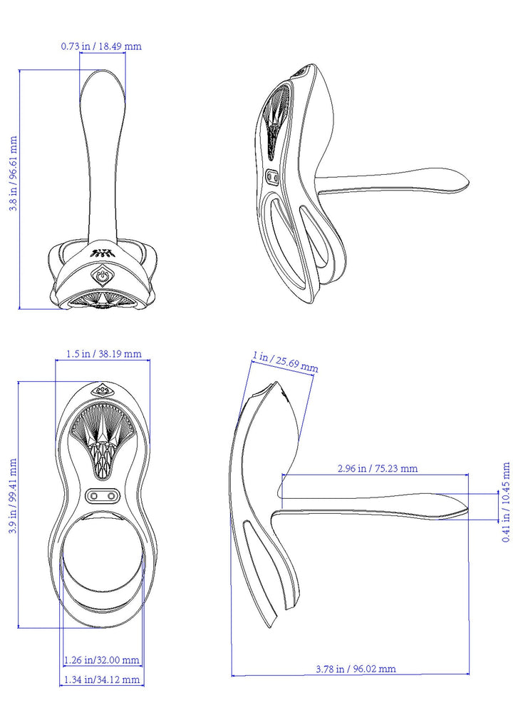 Zalo Bayek Wearable Vibrator | Clitoris vibrator - Zalo | SIN&LACE