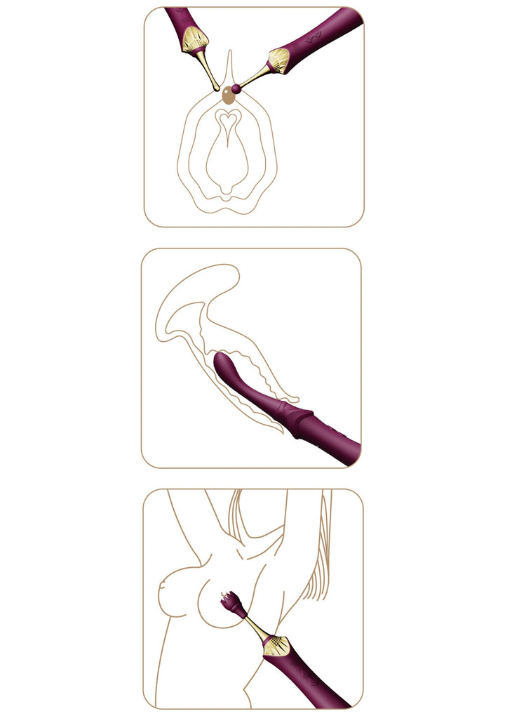 Zalo Bess 2 Clitoris Vibrator | Anaal vibrator - Zalo | SIN&LACE