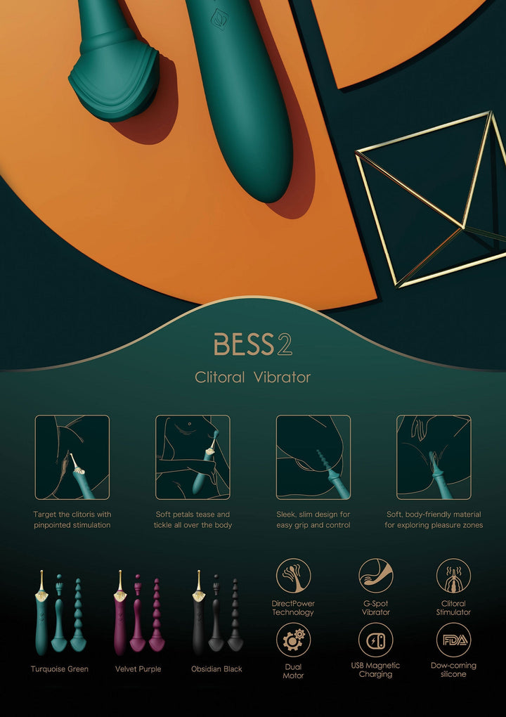 Zalo Bess 2 Clitoris Vibrator | Anaal vibrator - Zalo | SIN&LACE