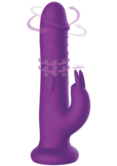 Playhouse Roterende Beads Rabbit Vibrator Paars - productfoto 1 | SIN&LACE