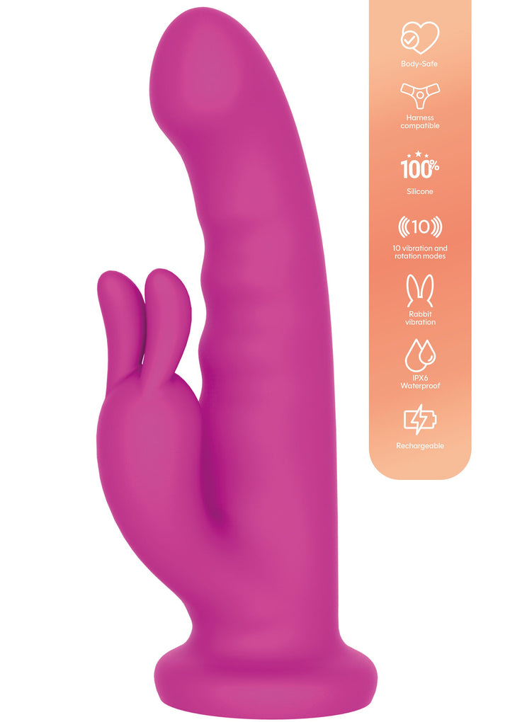 Playhouse Roterende Rabbit Vibrator Roze - productfoto 8 | SIN&LACE