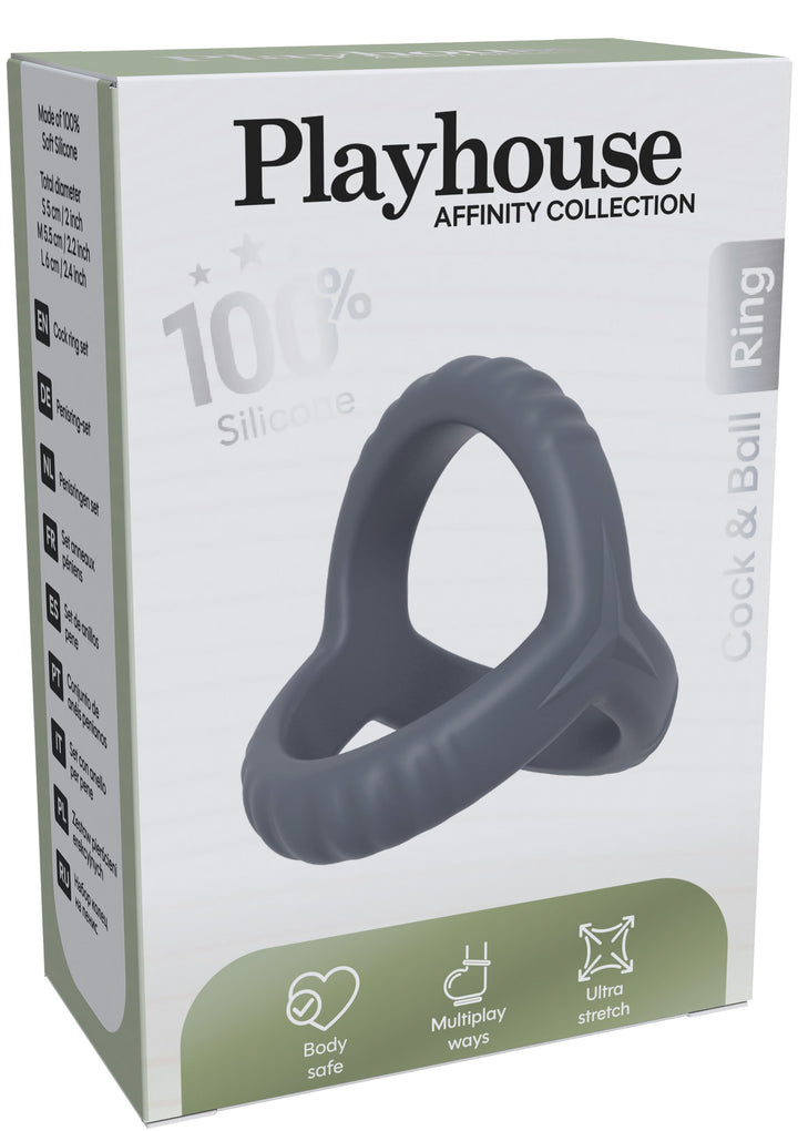 Playhouse Savage Ring & Ball Cage cockring