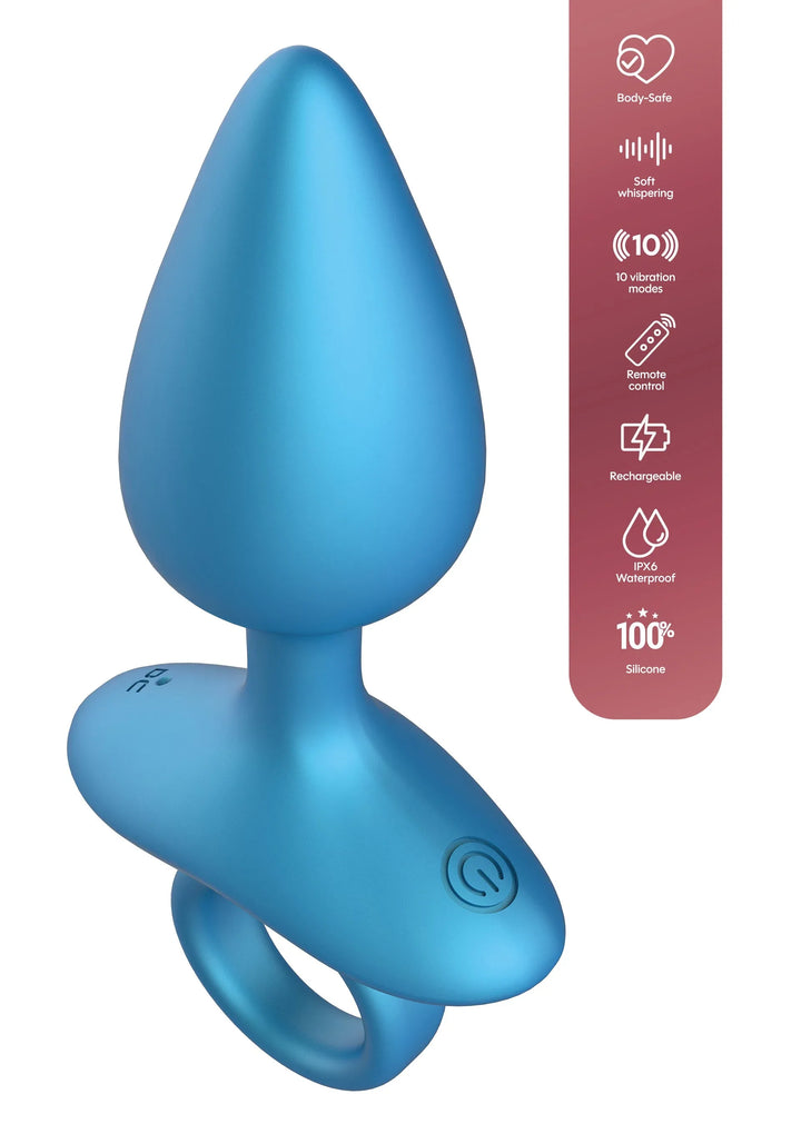 Playhouse Smooth anale plug vibrerende + Remote | Buttplug - Playhouse | SIN&LACE