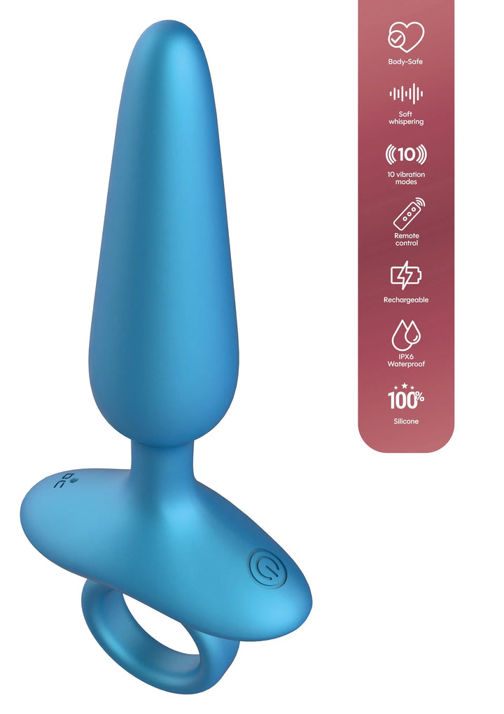 Playhouse Slim anale plug vibrerende + Remote | Buttplug - Playhouse | SIN&LACE