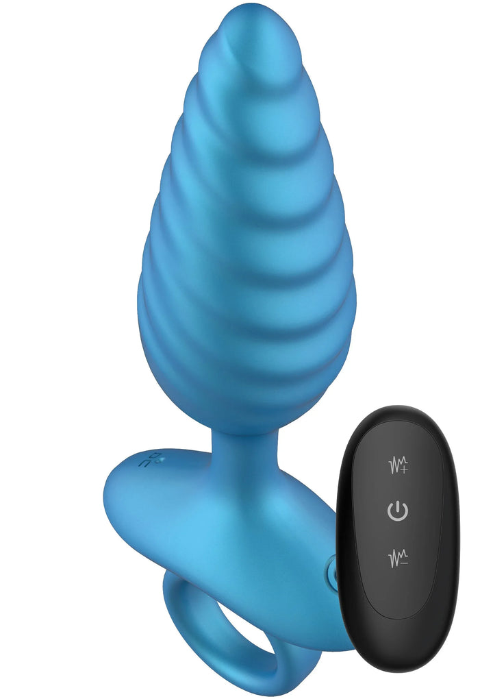 Playhouse Ribbed anale plug vibrerende + Remote | Buttplug - Playhouse | SIN&LACE
