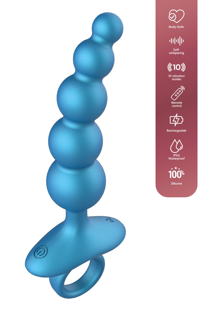 Playhouse 5 Balls Anal Plug Vibrating met afstandsbediening