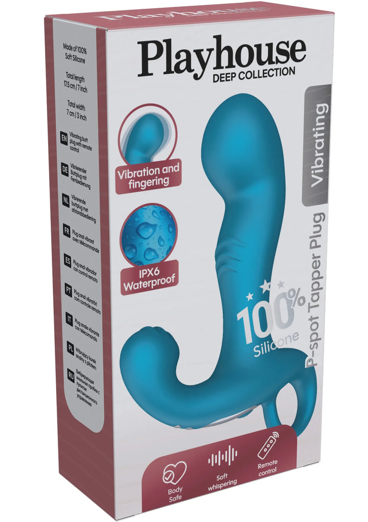 Playhouse P-spot Tapper Plug vibrerende + Remote | Buttplug - Playhouse | SIN&LACE