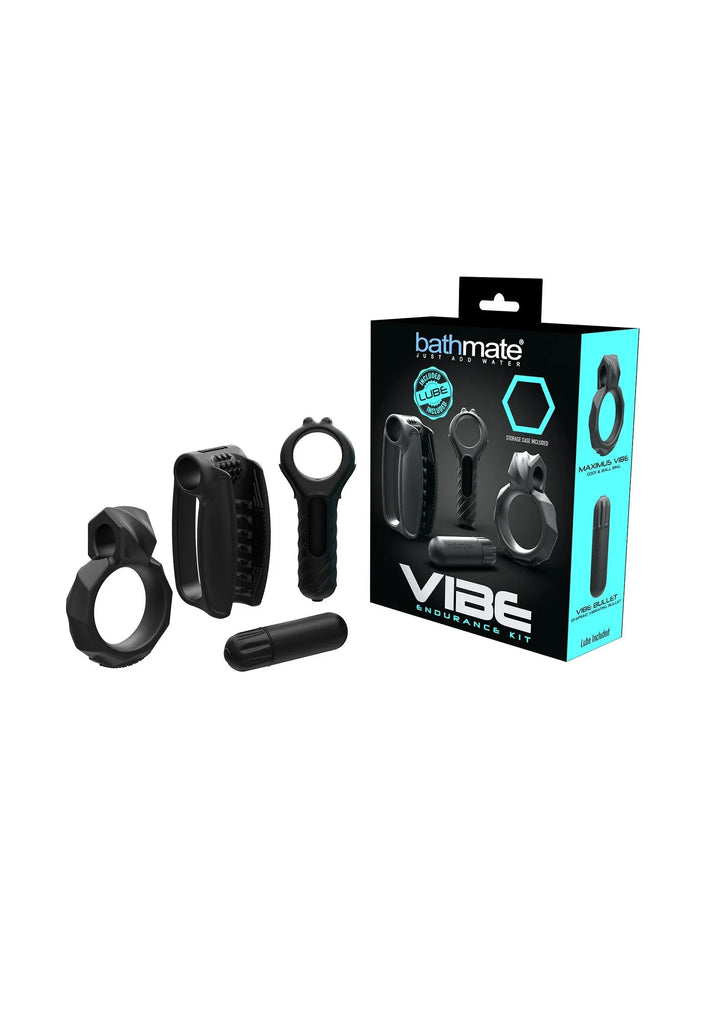 Vibe Endurance Kit 4pcs Cockring | Cockring - Bathmate | SIN&LACE