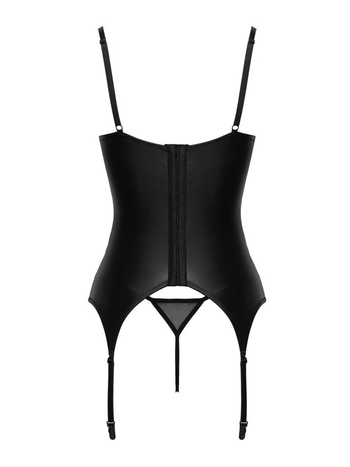 Cottelli LINGERIE Kanten Open cup jarreteltop