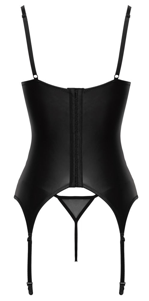 Cottelli LINGERIE Kanten Open cup jarreteltop productfoto 6