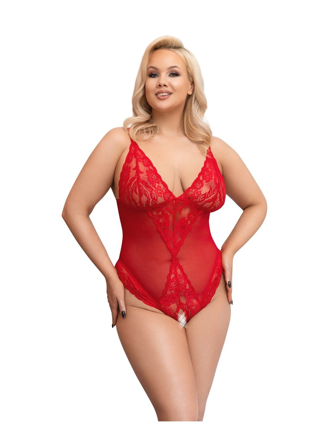 Crotchless Body - Rood