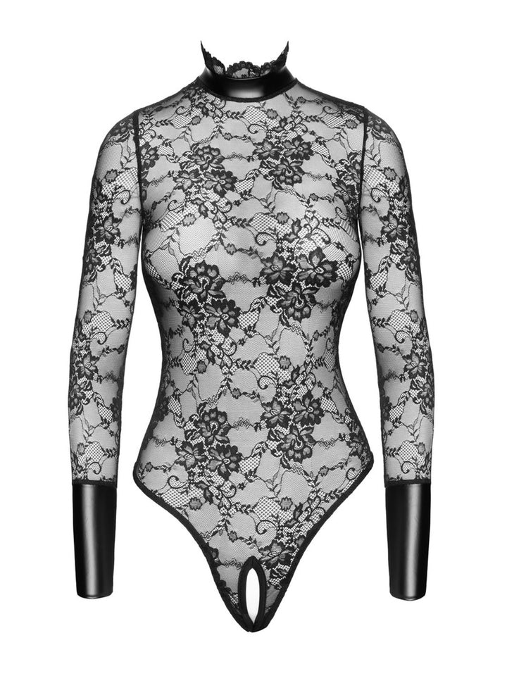 Noir Handmade Kruisloze Body van Kant
