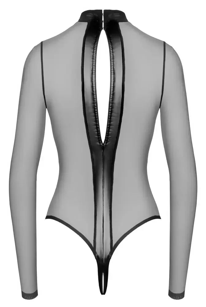 Noir Handmade Crotchless Body Zwart | Body - Noir Handmade | SIN&LACE