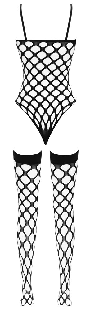 Fantasy by Cottelli Netstof Body met Hold-up Kousen productfoto 4