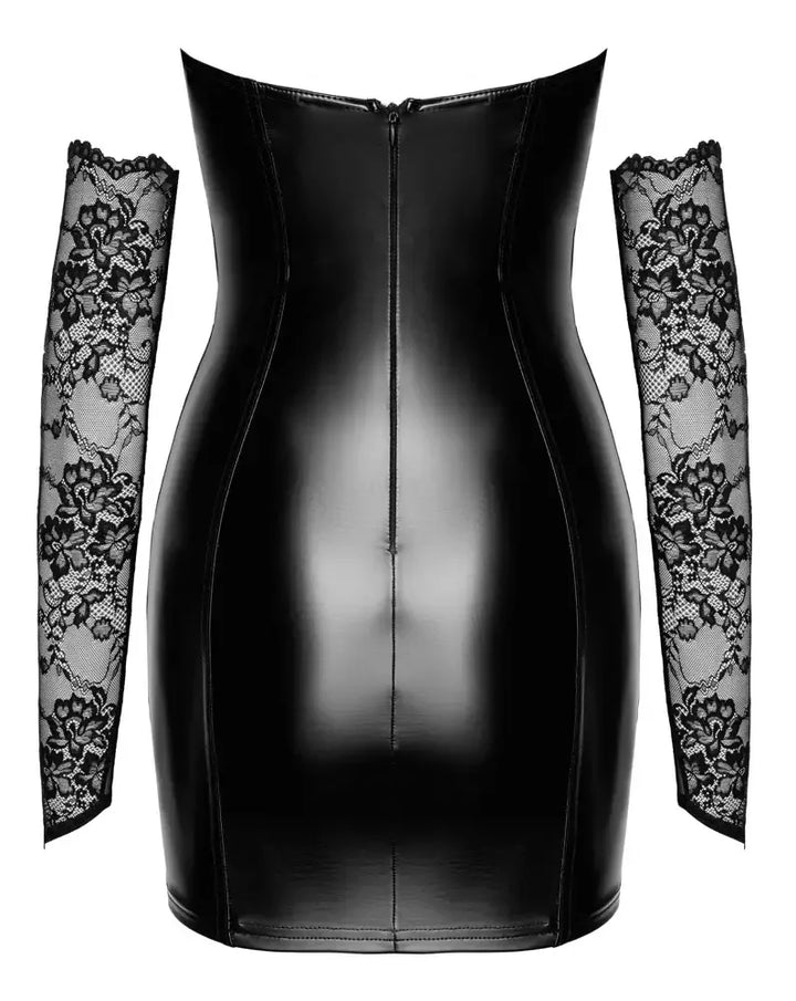 Noir Handmade Zwarte jurk met Kant | Jurk - Noir Handmade | SIN&LACE