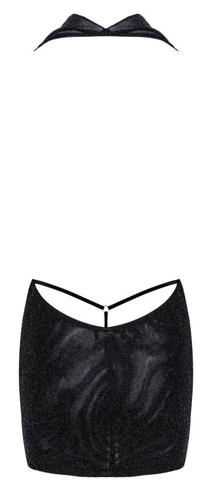 Noir Handmade Halternek Mini Jurk | Jurk - Noir Handmade | SIN&LACE