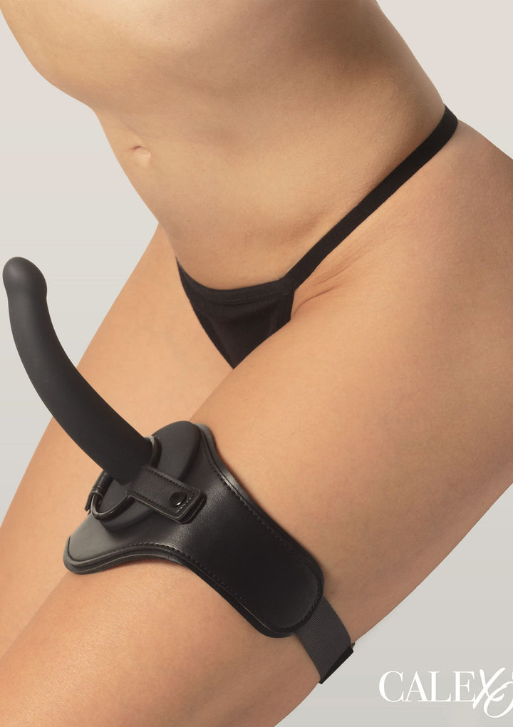 Thigh Strap Silicone Probe - Zwart - afbeelding 3