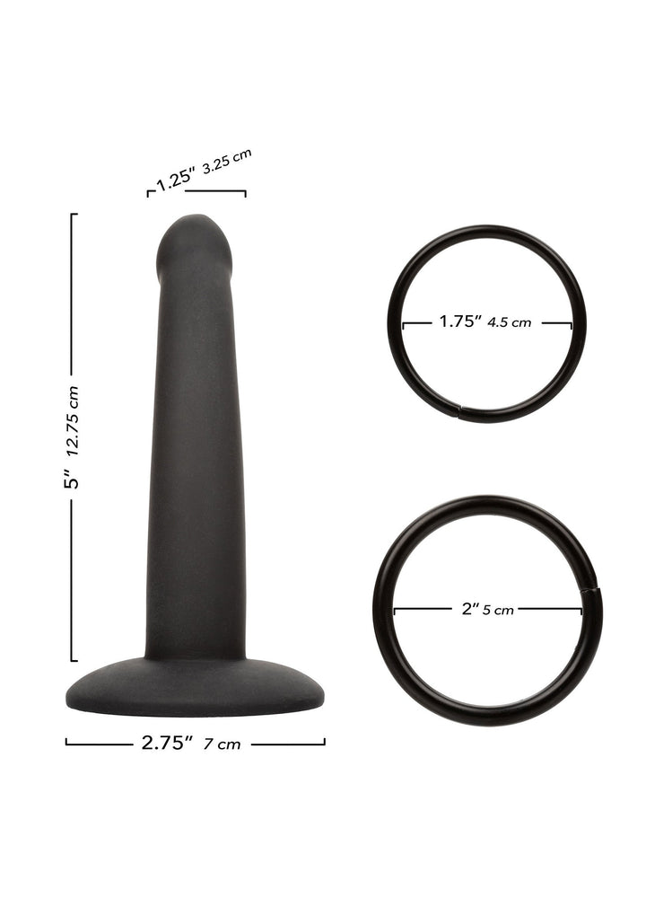 Thigh Strap Silicone Probe - Zwart - afbeelding 5
