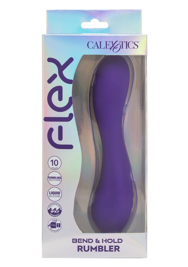 CalExotics Flex Bend & Hold Rumbler Vibrator Paars - productfoto 2 | SIN&LACE