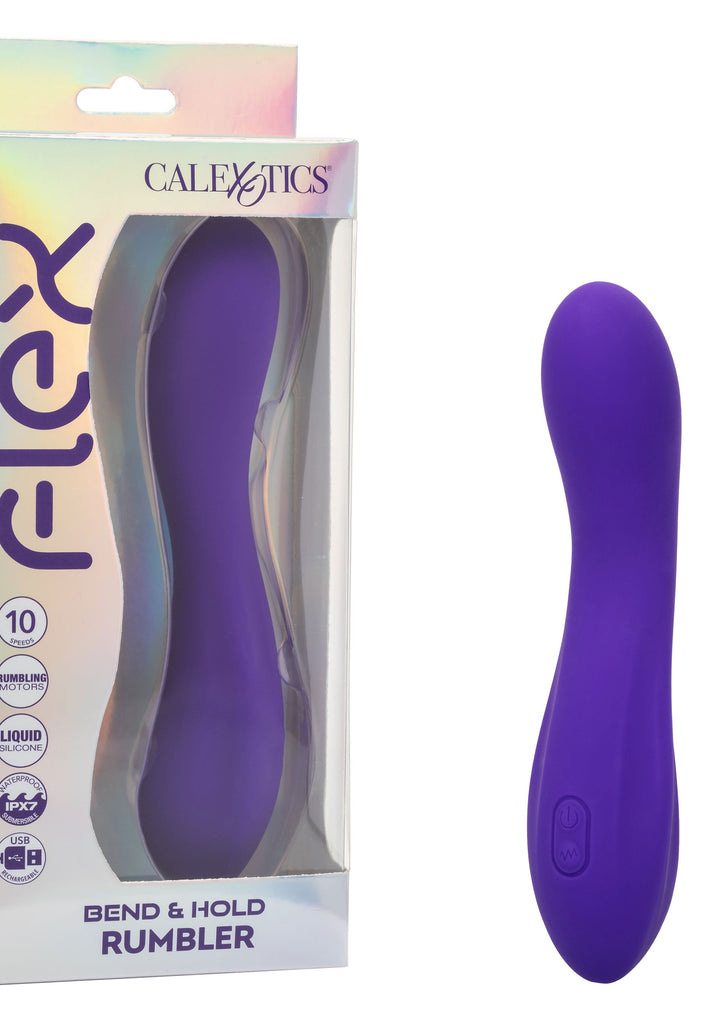 CalExotics Flex Bend & Hold Rumbler Vibrator Paars - productfoto 8 | SIN&LACE