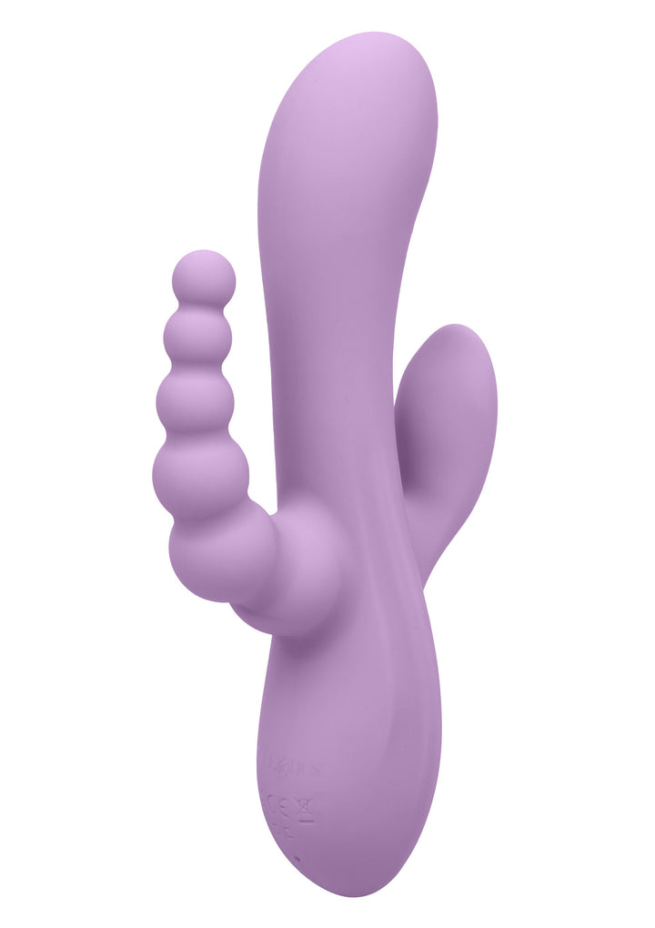 CalExotics Flex Bend & Hold Triple Rumbler Vibrator Paars - productfoto 4 | SIN&LACE